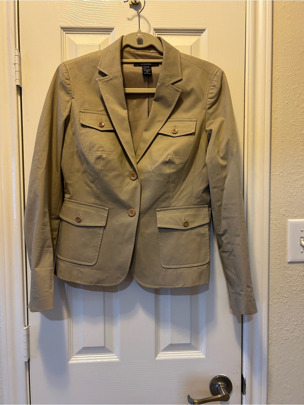 Body by Victoria's Secret Khaki Tailored Blazer Jacket Y2K work wear